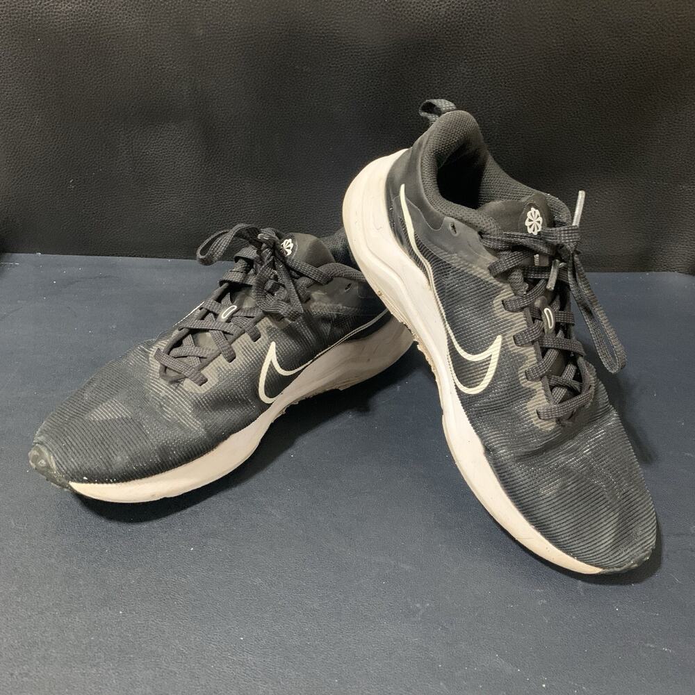 Nike Downshifter 12 Men's Size 8 Black/White Running Shoes DD9293-001
